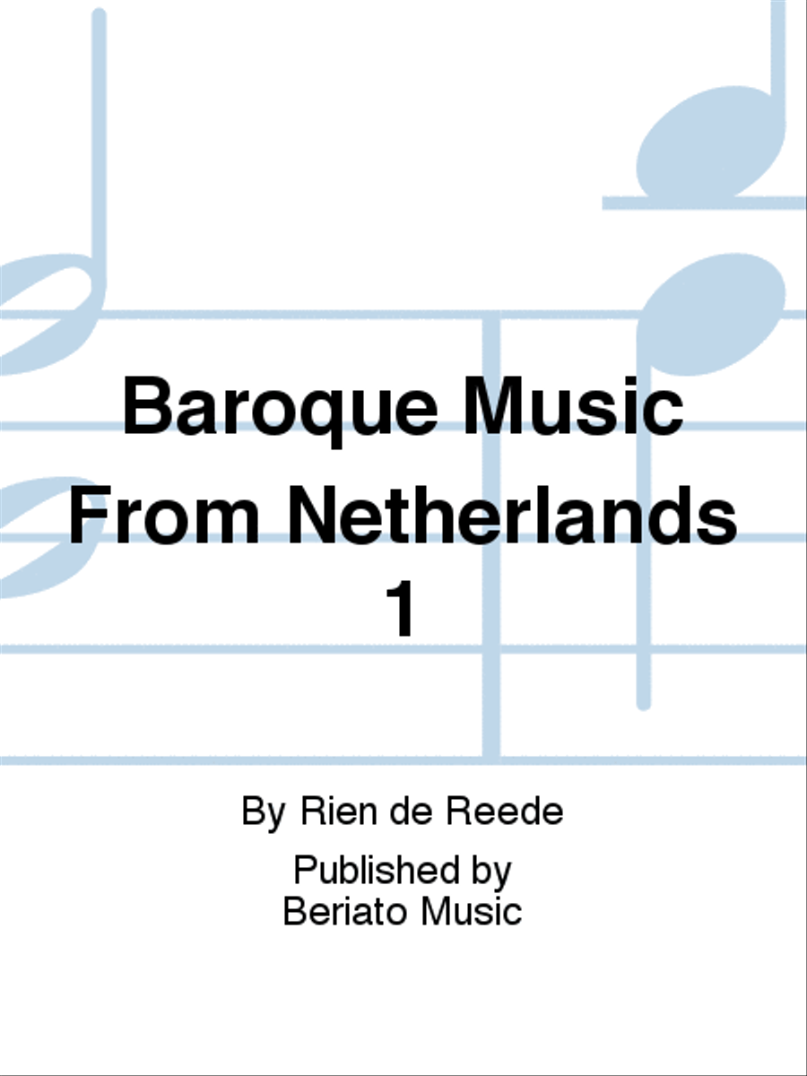 Baroque Music From Netherlands 1 Flute Duet scores gallery preview page 1