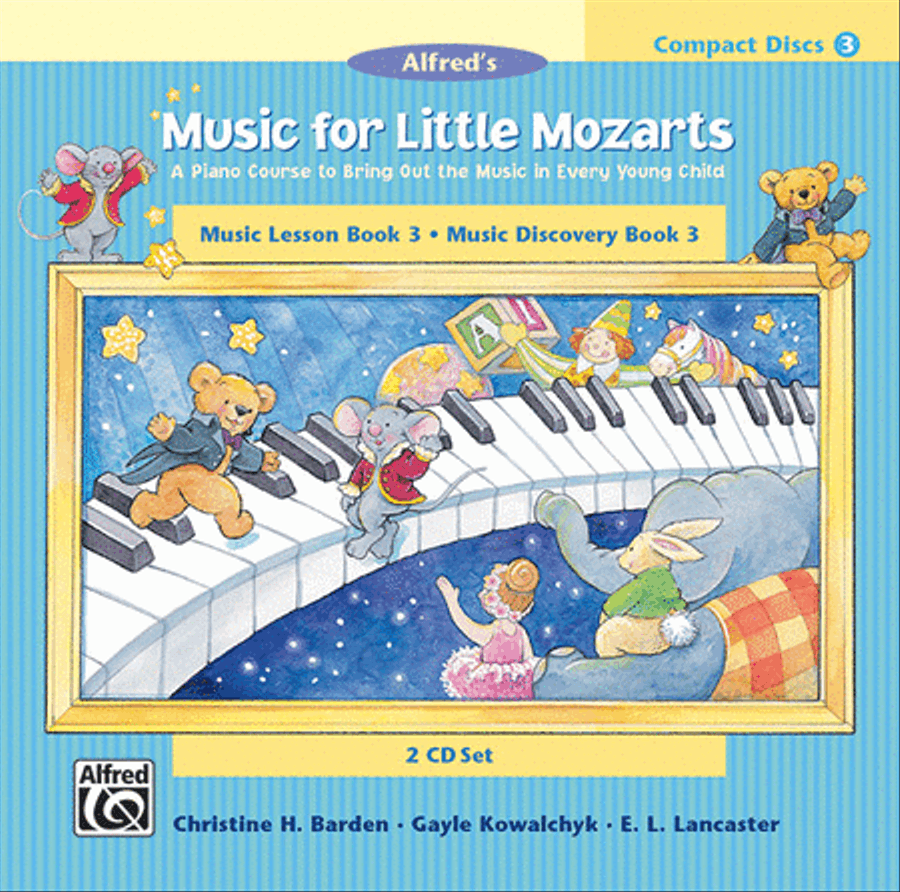 Book cover for Music for Little Mozarts - CD 2-Disk Sets for Lesson and Discovery Books (Level 3)