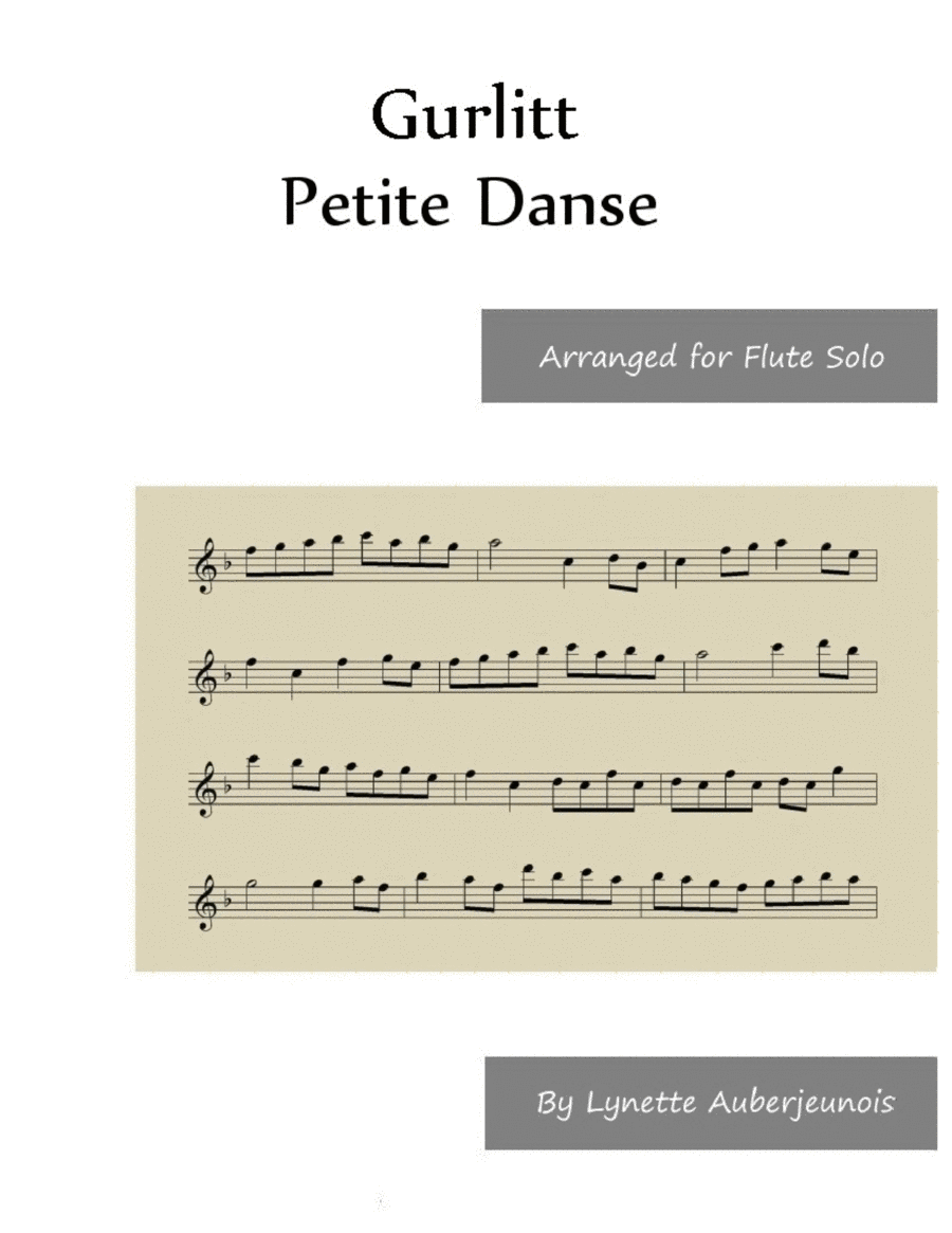 Petite Danse - Flute Solo image number null