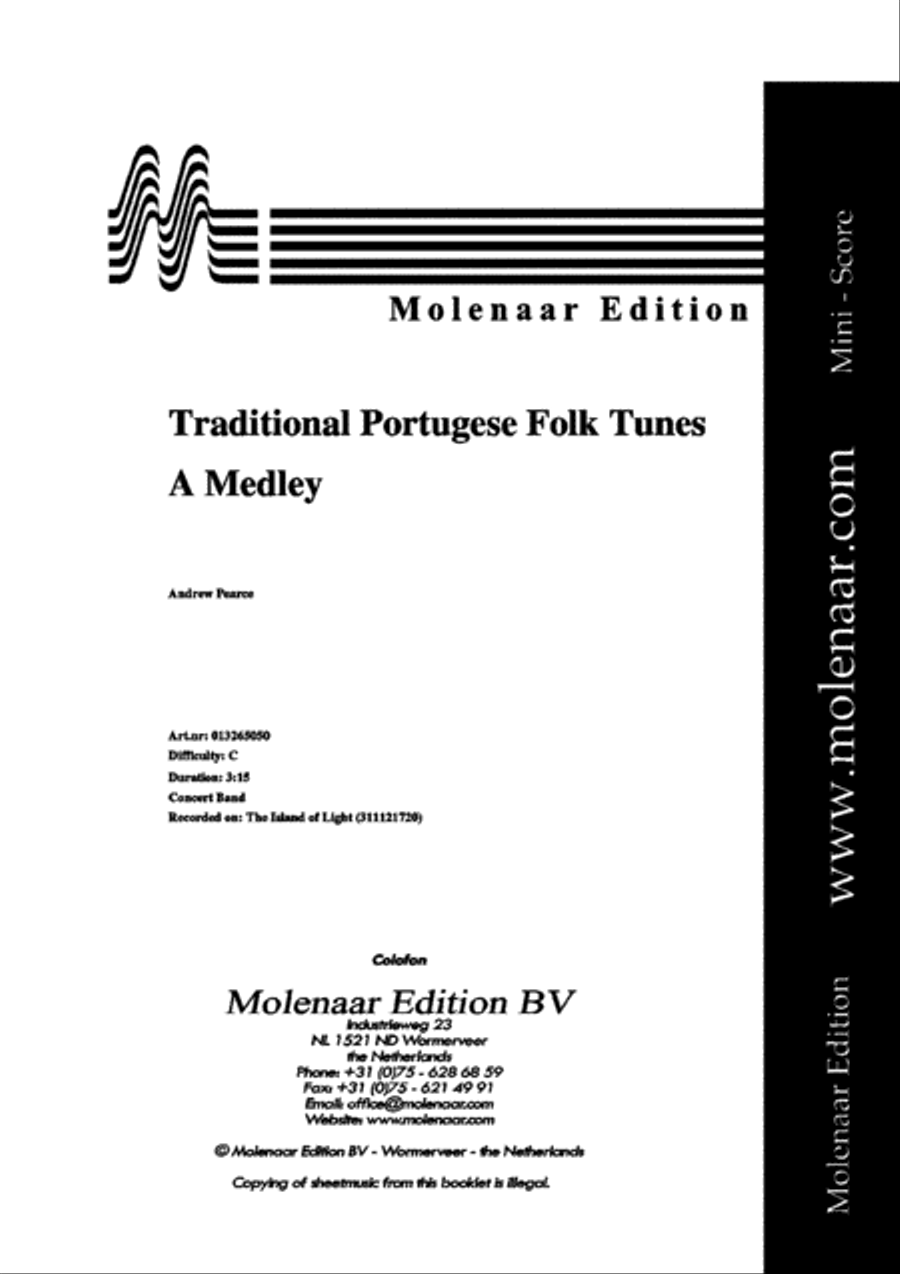 Traditional Portugese Folk Tunes Concert Band scores gallery preview page 2