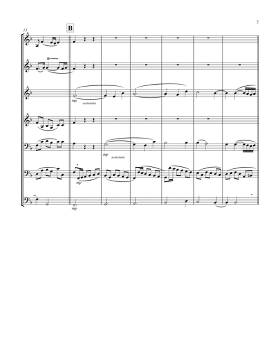 Recordare (from "Requiem") (F) (String Septet - 4 Violins, 3 Cellos)
