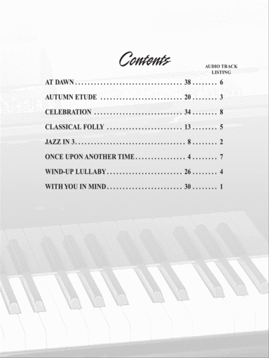 8 Original Piano Solos Piano Solo scores gallery preview page 2