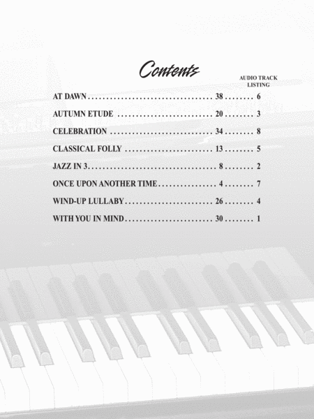 8 Original Piano Solos