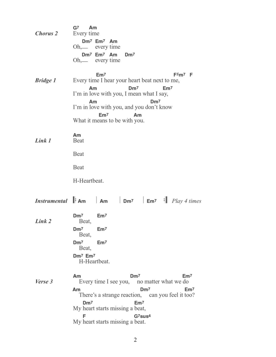 Heart Heart Acoustic Guitar scores gallery preview page 2