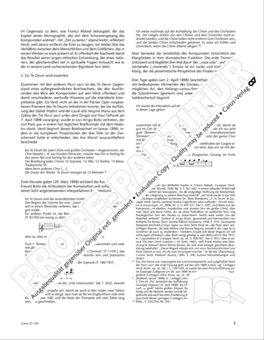 Te Deum Te Deum 4-Part scores gallery preview page 4