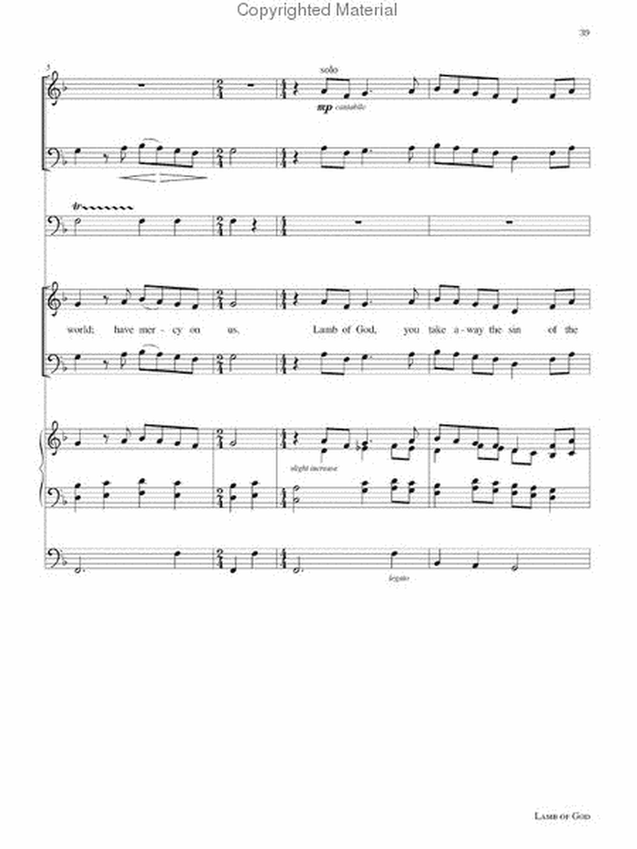 Festival Setting of Holy Communion: Setting Two (Full Score and Instrumental Parts)