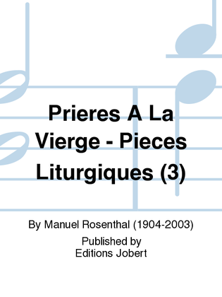 Prieres A La Vierge - Pieces Liturgiques (3)