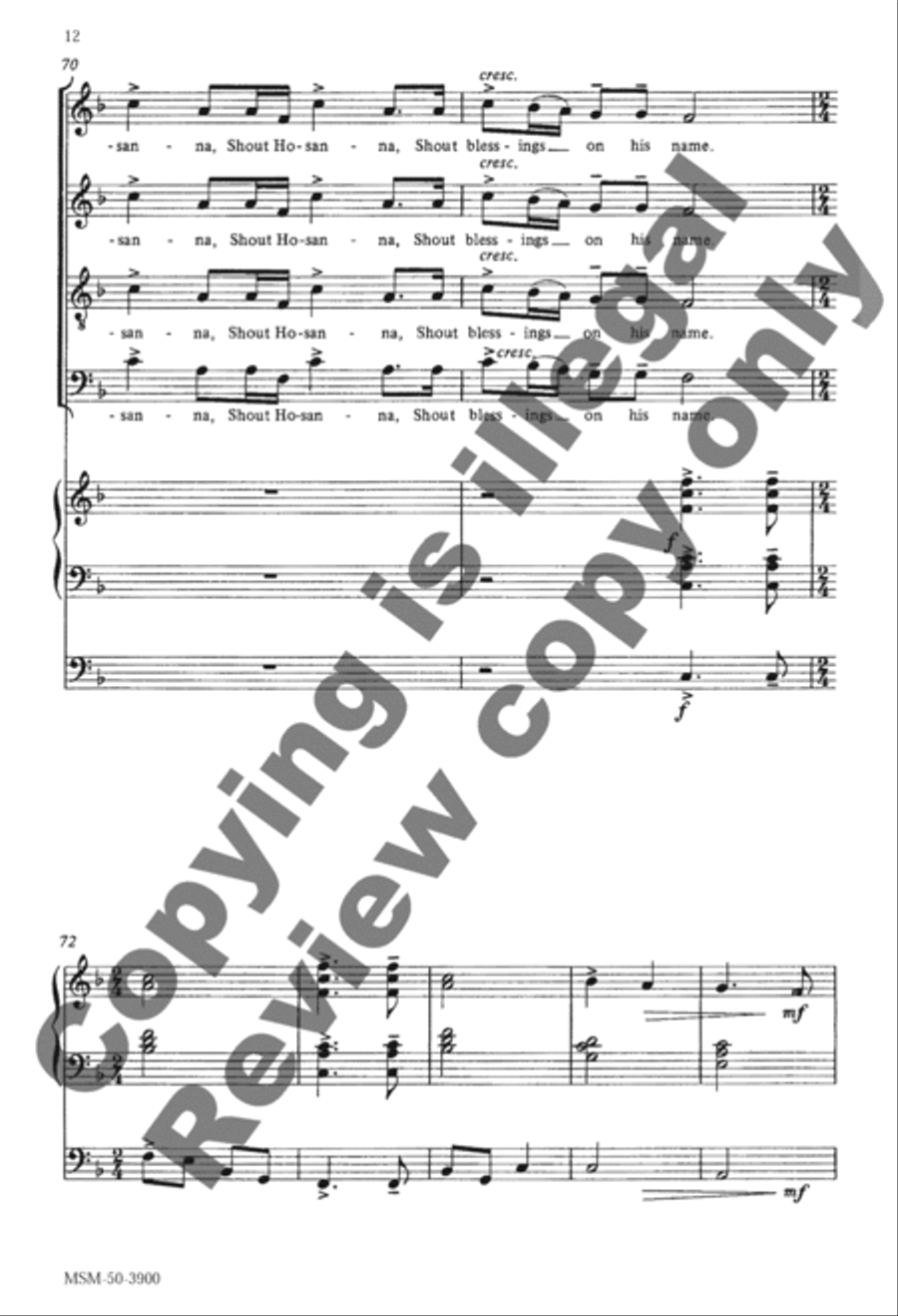 Song of Jubilation Song of Jubilation Divisi scores gallery preview page 11