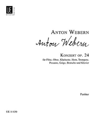 Book cover for Concerto, Op. 24, Full Score