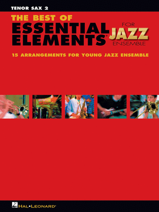 Book cover for The Best of Essential Elements for Jazz Ensemble
