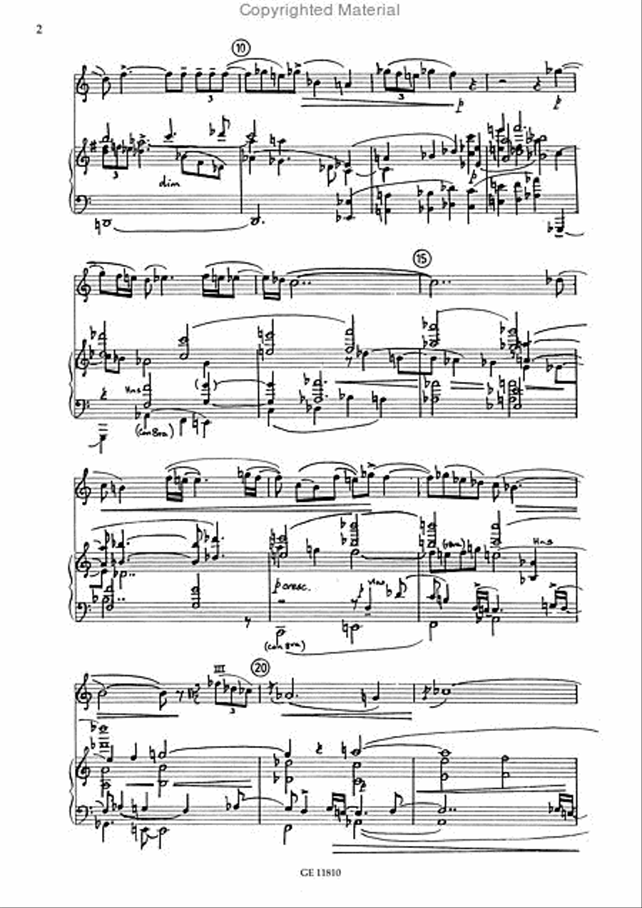 Konsert for viola och orkester - Klaverutdrag Viola scores gallery preview page 4