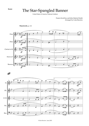 The Star-Spangled Banner - EUA Hymn (Woodwind Quintet)