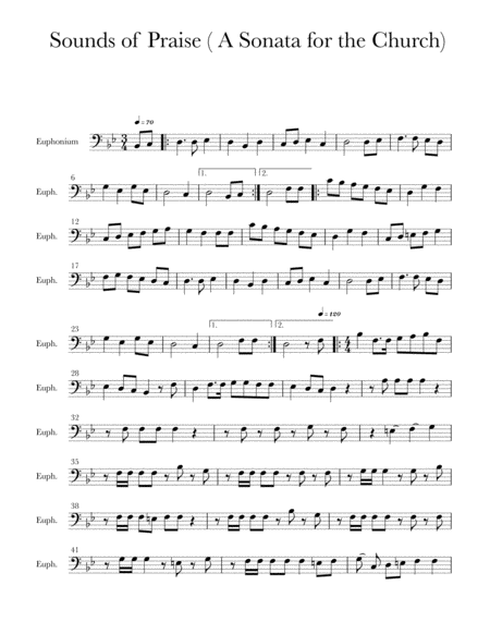 Sounds of Praise (Church Sonata for Tuba Quartet)
