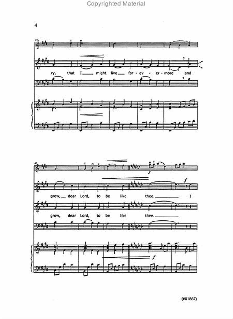 With Humble Heart - SAB With Humble Heart - SAB 3-Part scores gallery preview page 3