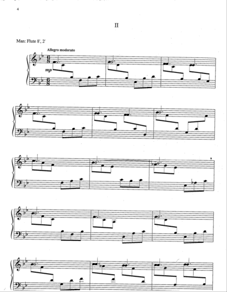 Partita on Veni, Creator Spiritus Organ scores gallery preview page 3