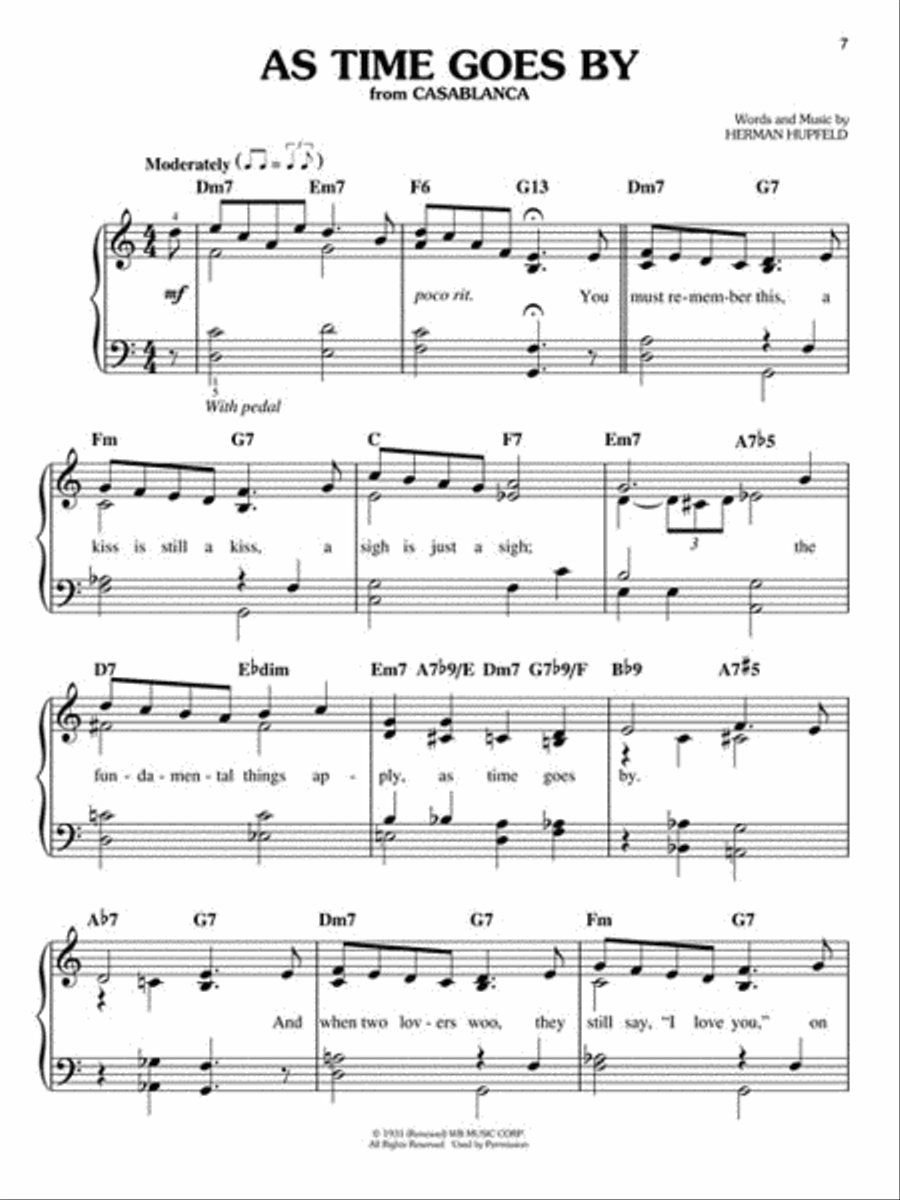 Jazz Standards Made Easy Easy Piano scores gallery preview page 3