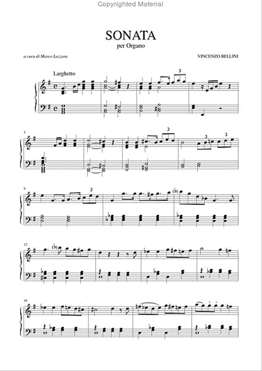 Sonata for Organ