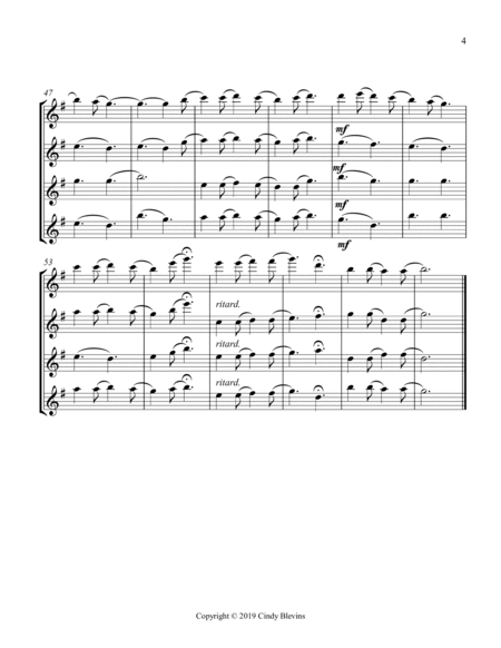 In Dulci Jubilo, for Flute Quartet image number null