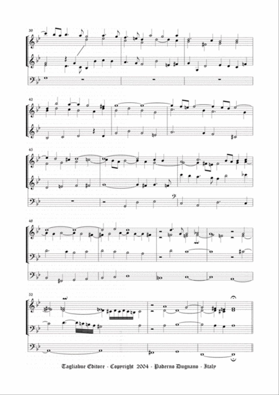 BUXTEHUDE - PRELUDE, Fugue, Allegro and Largo - BuxWV 149 - For Organ 3 staff Organ Solo scores gallery preview page 4