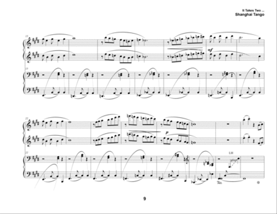 Shanghai Tango Shanghai Tango Set of Parts scores gallery preview page 2