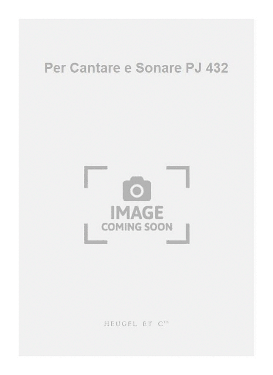 Per Cantare e Sonare PJ 432 Voice scores gallery preview page 1