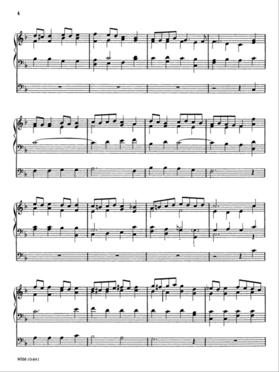Those Wonderful Welsh, Set 1 Organ scores gallery preview page 3