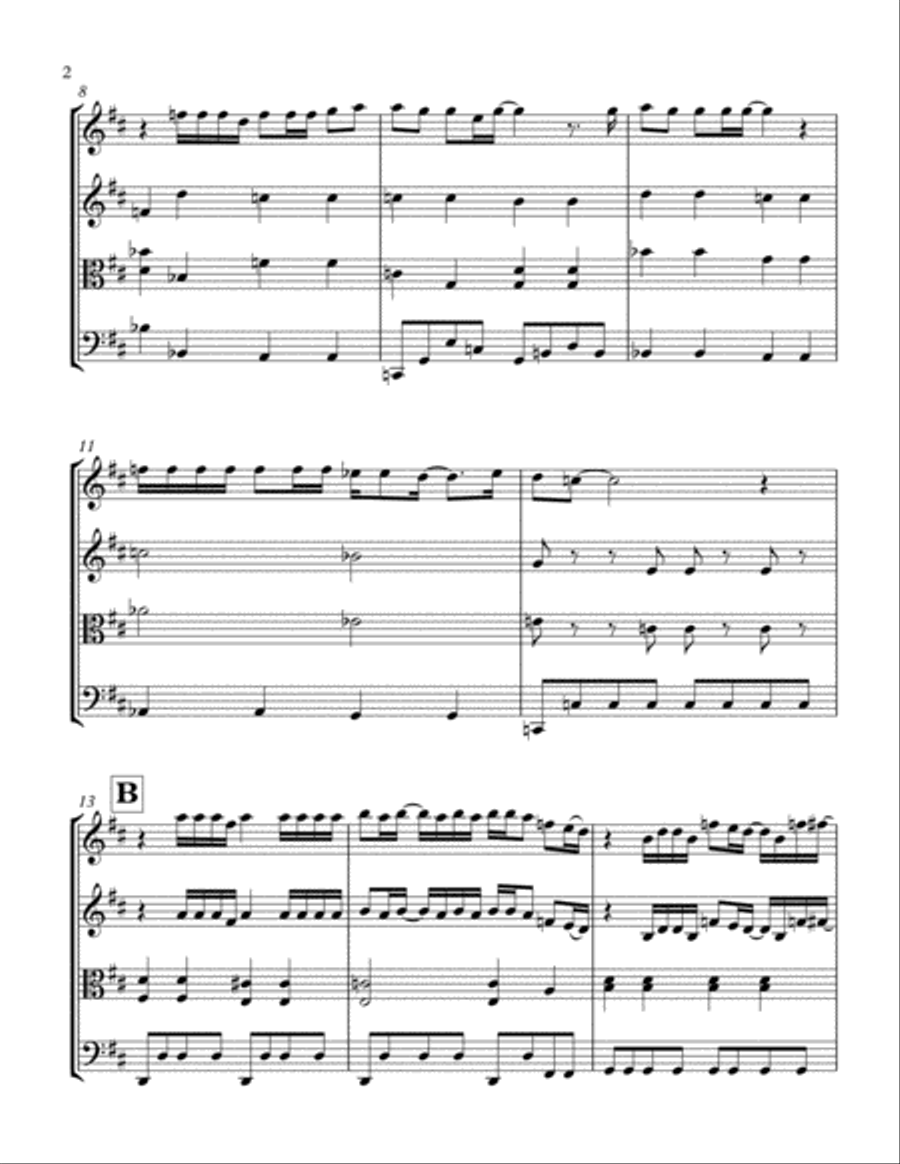 Maybe I'm Amazed String Quartet scores gallery preview page 3