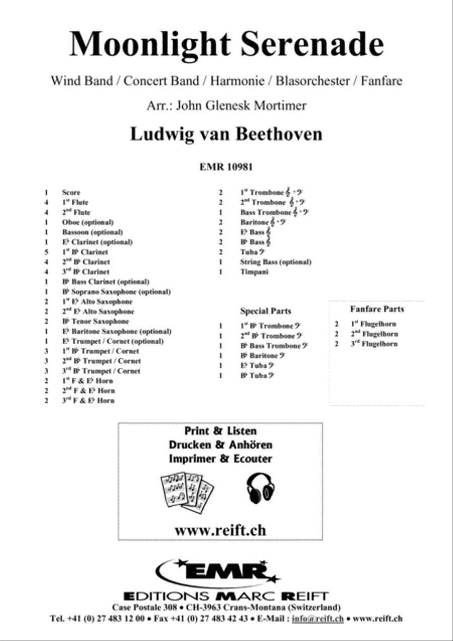 Moonlight Serenade Concert Band scores gallery preview page 2