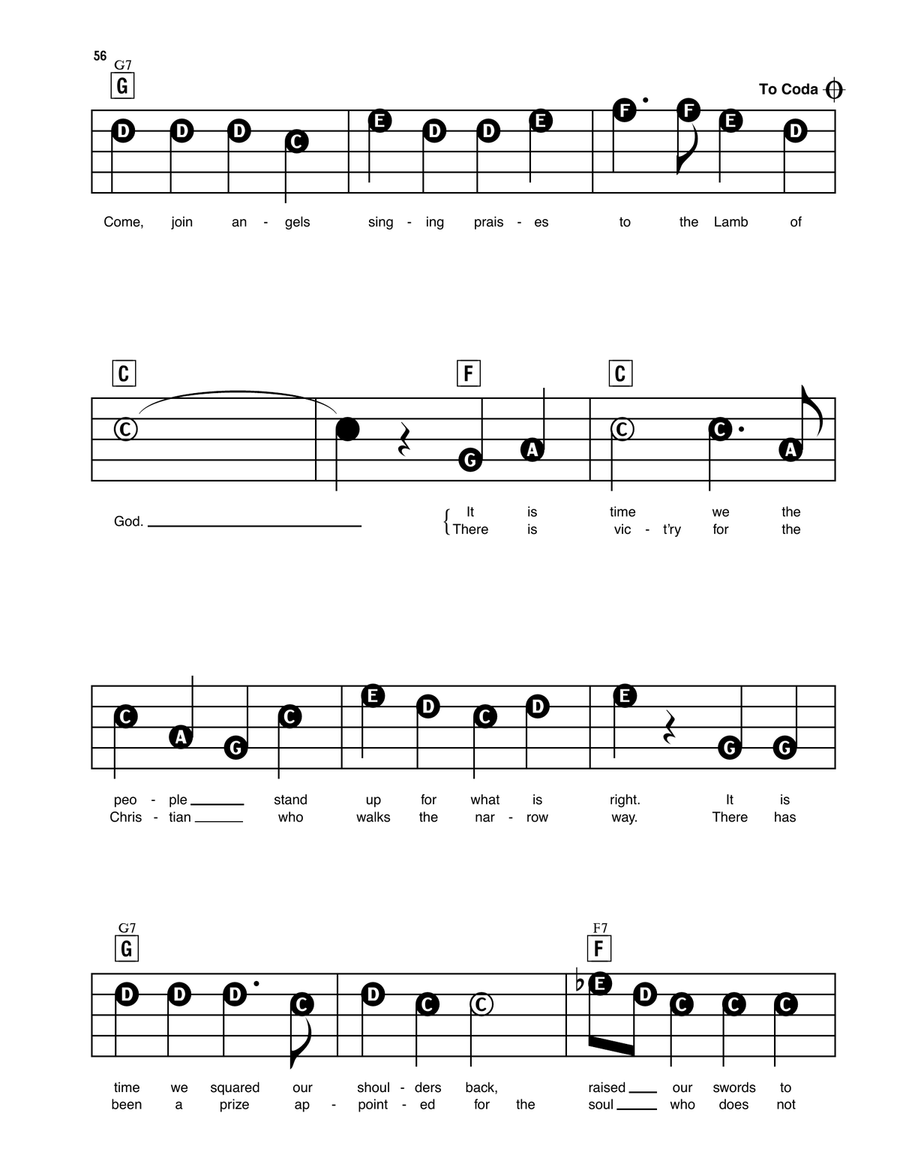 Step Into The Water Electronic Keyboard scores gallery preview page 2