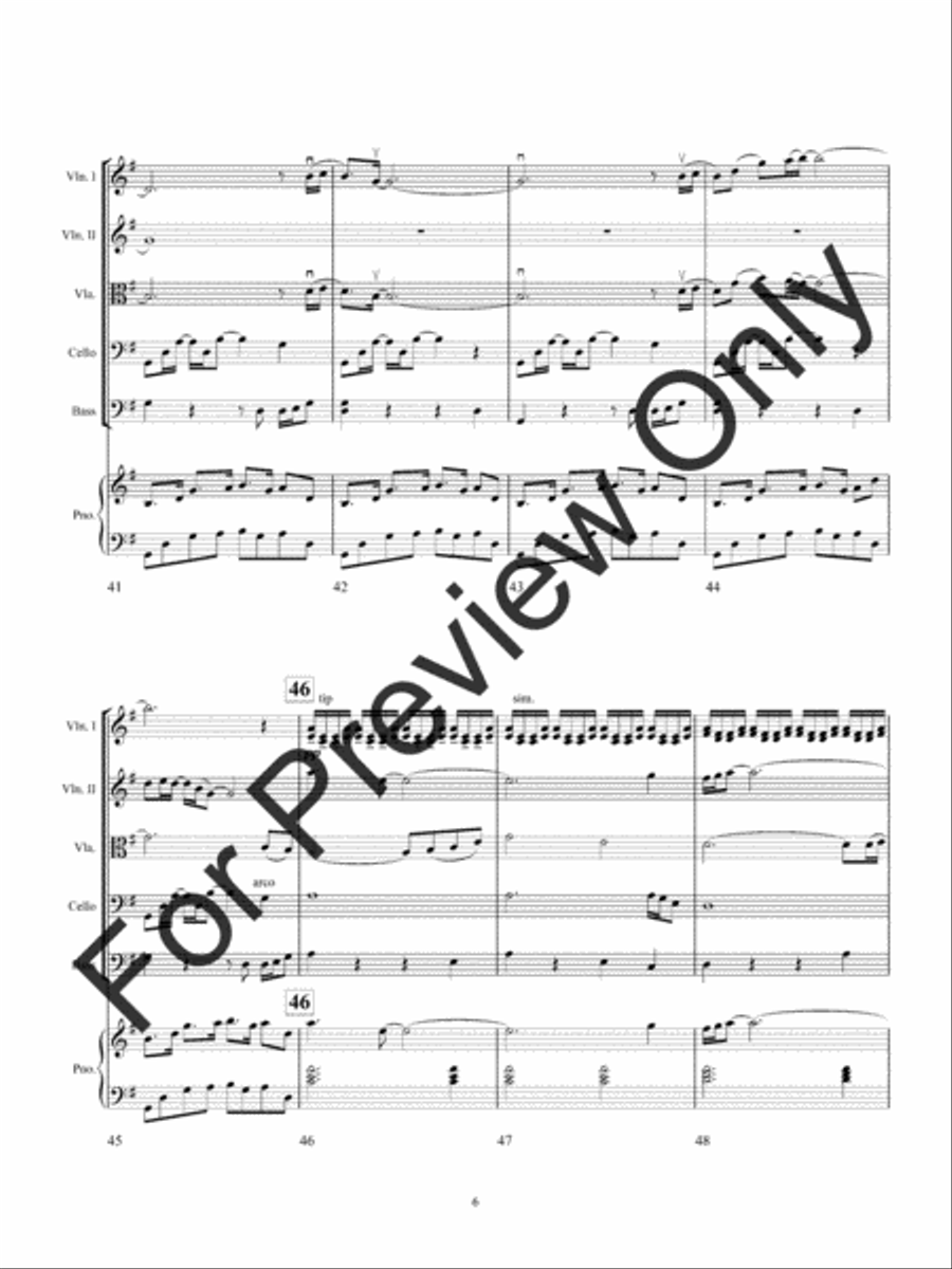 Sailing Kites (Score) String Orchestra scores gallery preview page 11