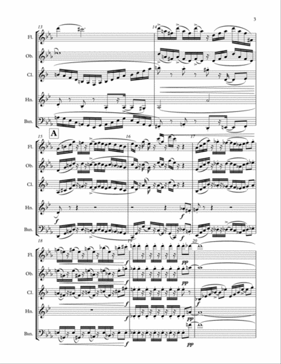 Salsa Picante al Lado Woodwind Quintet scores gallery preview page 3