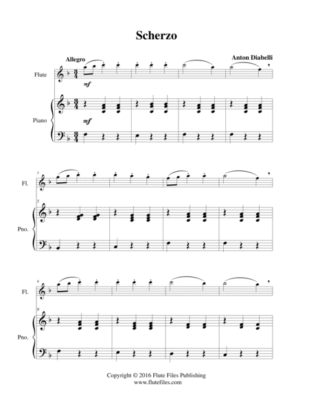 Scherzo - Flute Solo image number null