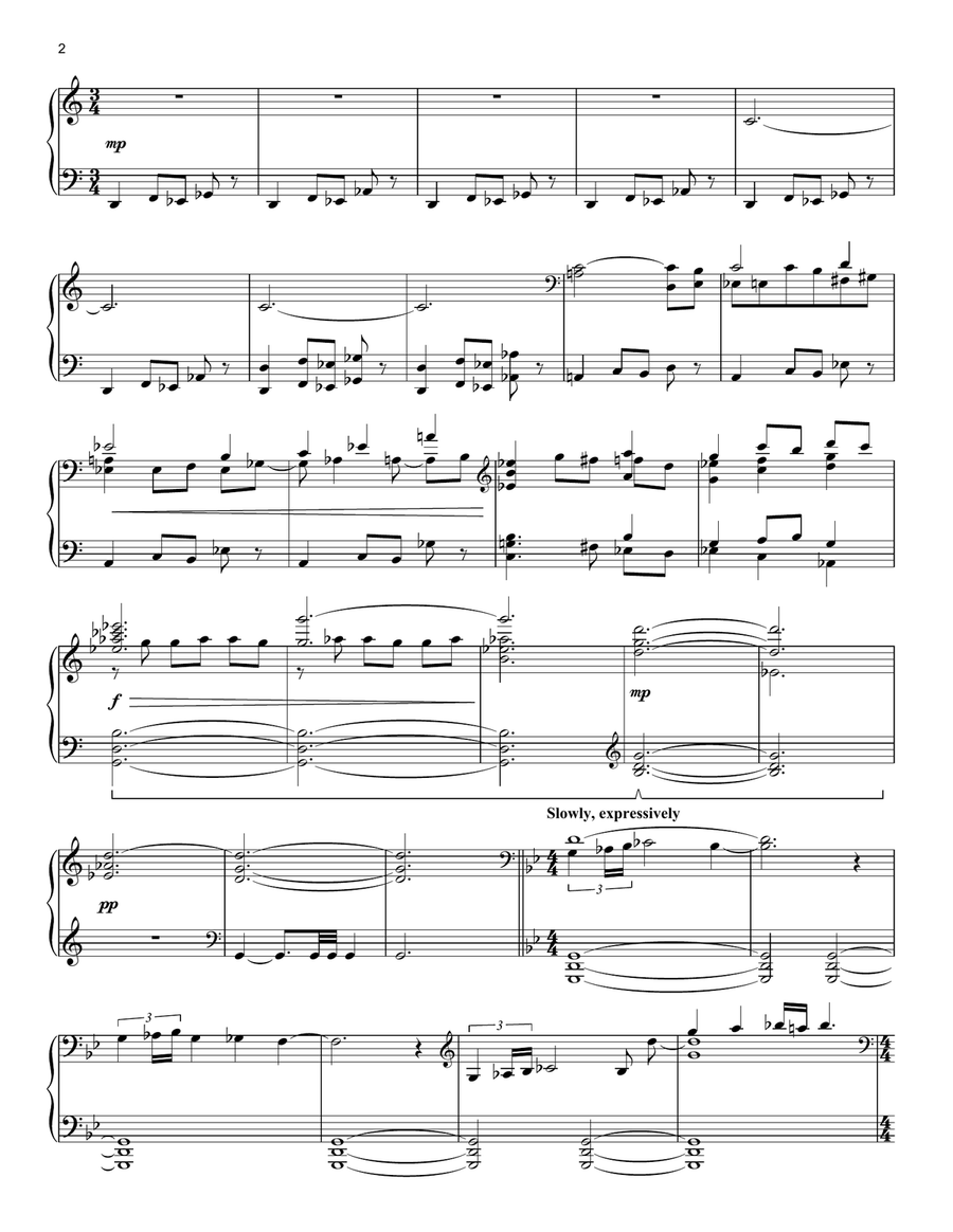 Savareen Stand-Off (from Solo: A Star Wars Story) Piano Solo scores gallery preview page 2