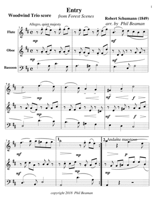 Entry-Schumann-Woodwind Trio