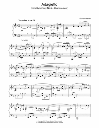 Adagietto (from Symphony No. 5, 4th Movement)