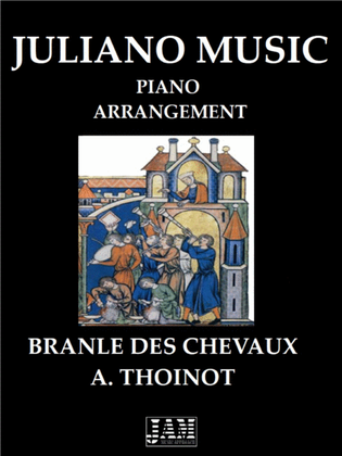 Book cover for BRANLE DES CHEVAUX (EASY PIANO ARRANGEMENT) - A. THOINOT