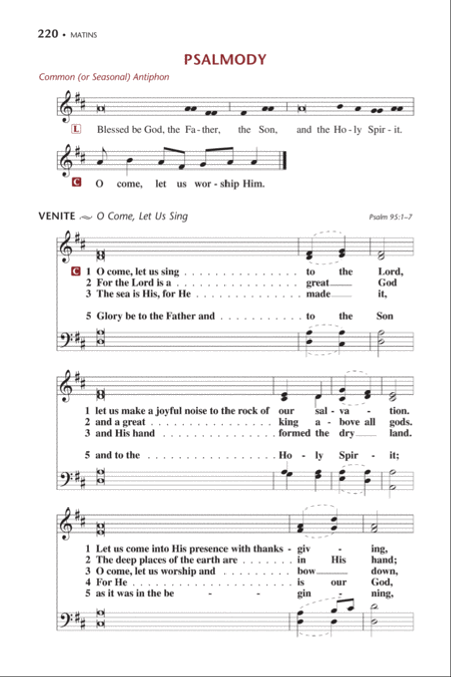 Lutheran Service Book: Personal/Gift Edition Choir scores gallery preview page 10