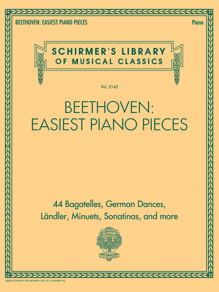 Beethoven: Easiest Piano Pieces