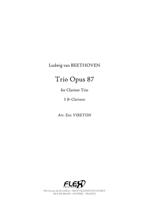 Book cover for Trio Opus 87