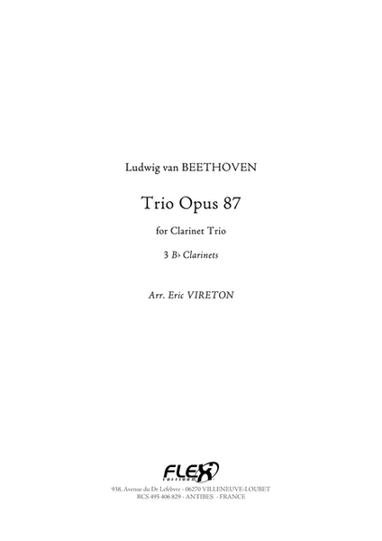 Trio Opus 87 image number null