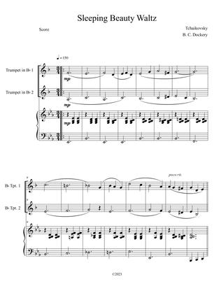 Sleeping Beauty Waltz (Trumpet Duet with Piano Accompaniment)