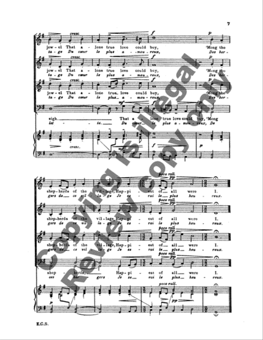 Coletta (Ronde Villageoise) SSATB scores gallery preview page 5
