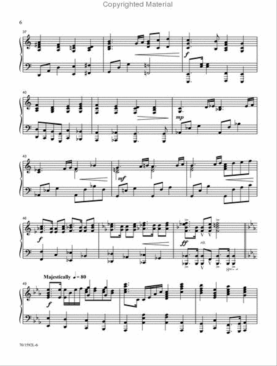 Resurrection Suite Piano Solo scores gallery preview page 5