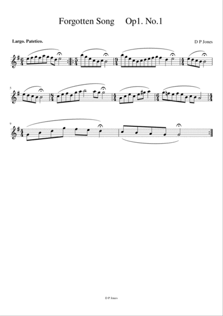 Op. 1 A Suite Of Four Pieces Piano Solo scores gallery preview page 3