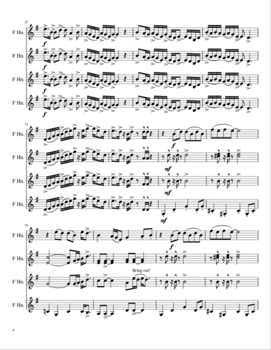 Sir Duke Brass Ensemble scores gallery preview page 4