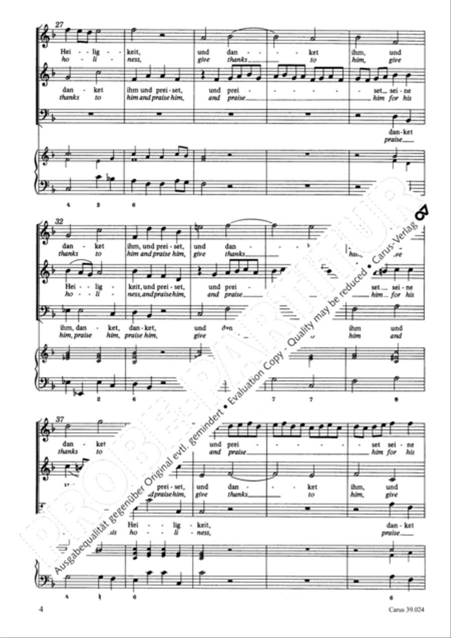 All ye righteous, sing ye to the Lord SA scores gallery preview page 5