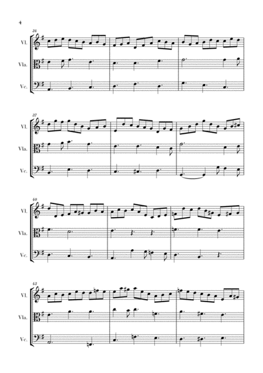 Bach - Jesus bleibet meine Freude for Violin, Viola and Cello image number null