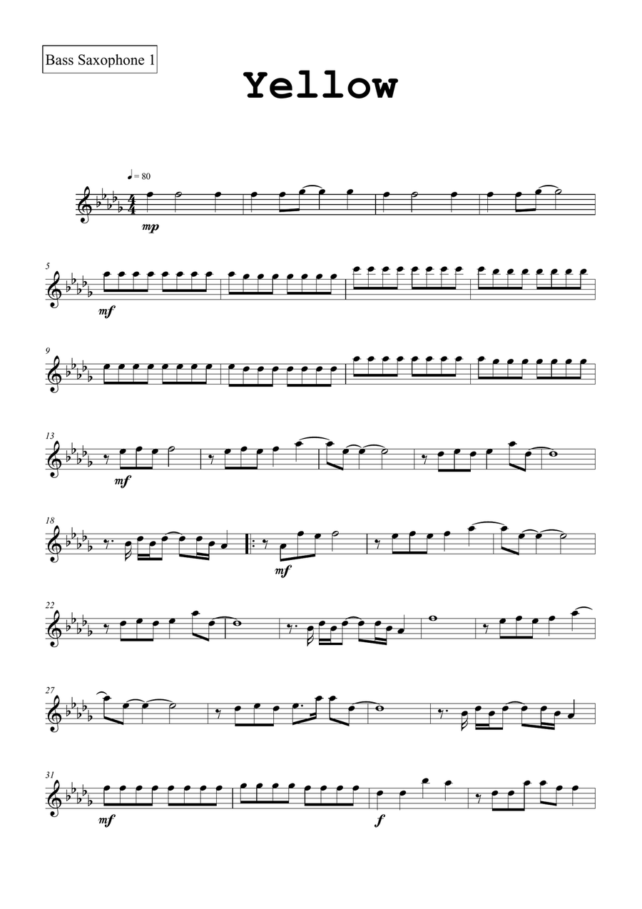 Yellow Woodwind Duet scores gallery preview page 4