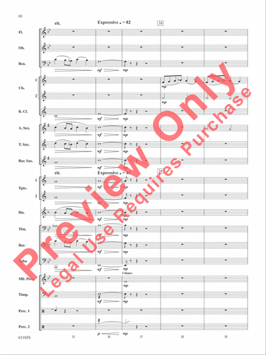 Cheyenne Cheyenne Concert Band scores gallery preview page 10