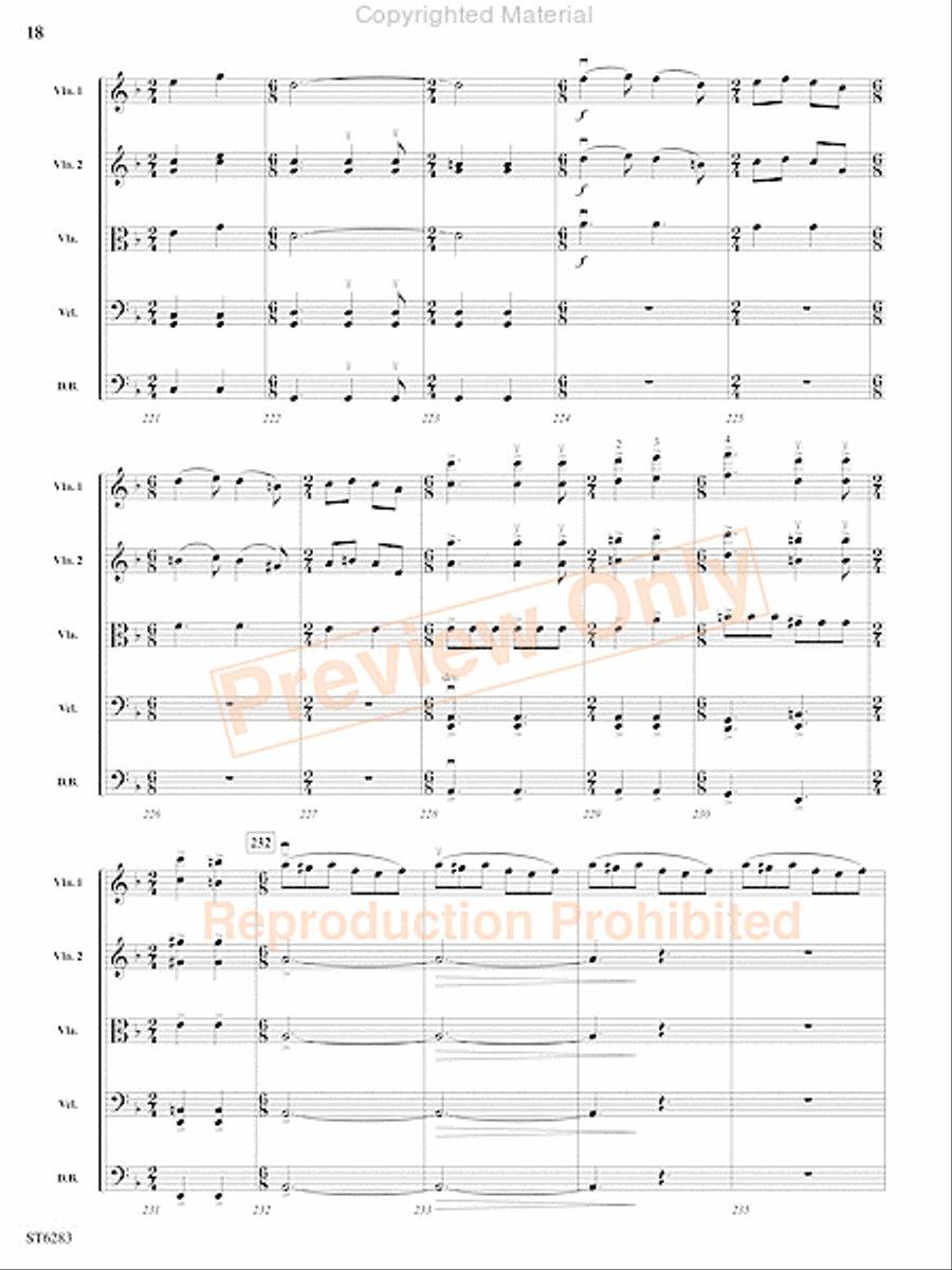 Orion and the Scorpion String Orchestra scores gallery preview page 18